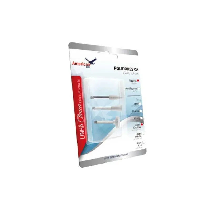 Minikit Polidores Resina Ca Ultra-gloss Grosso American Burs