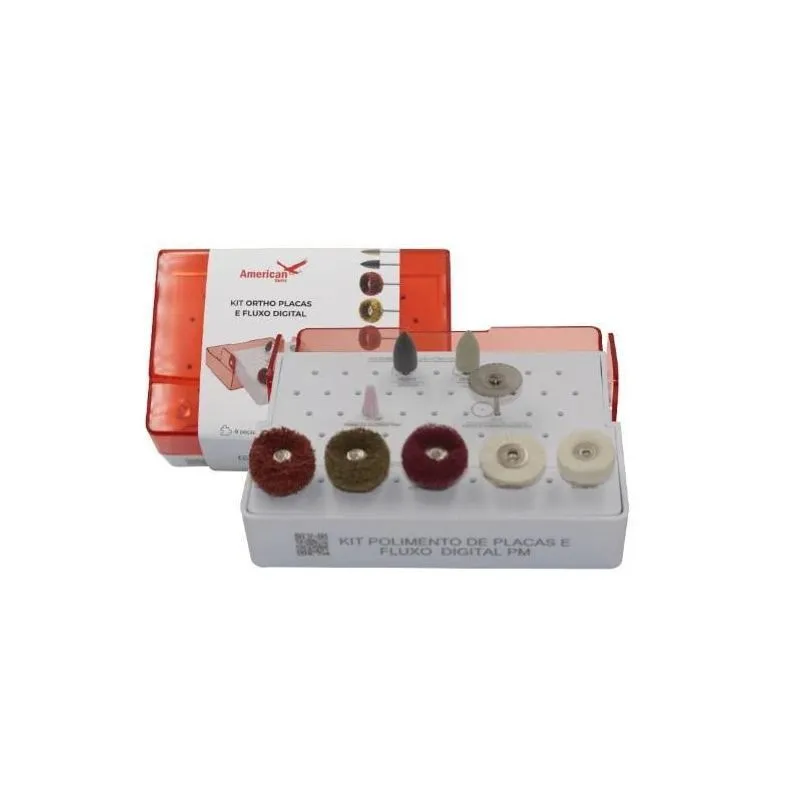 Kit Pm Ortho Placas E Fluxo Digital - American Burrs