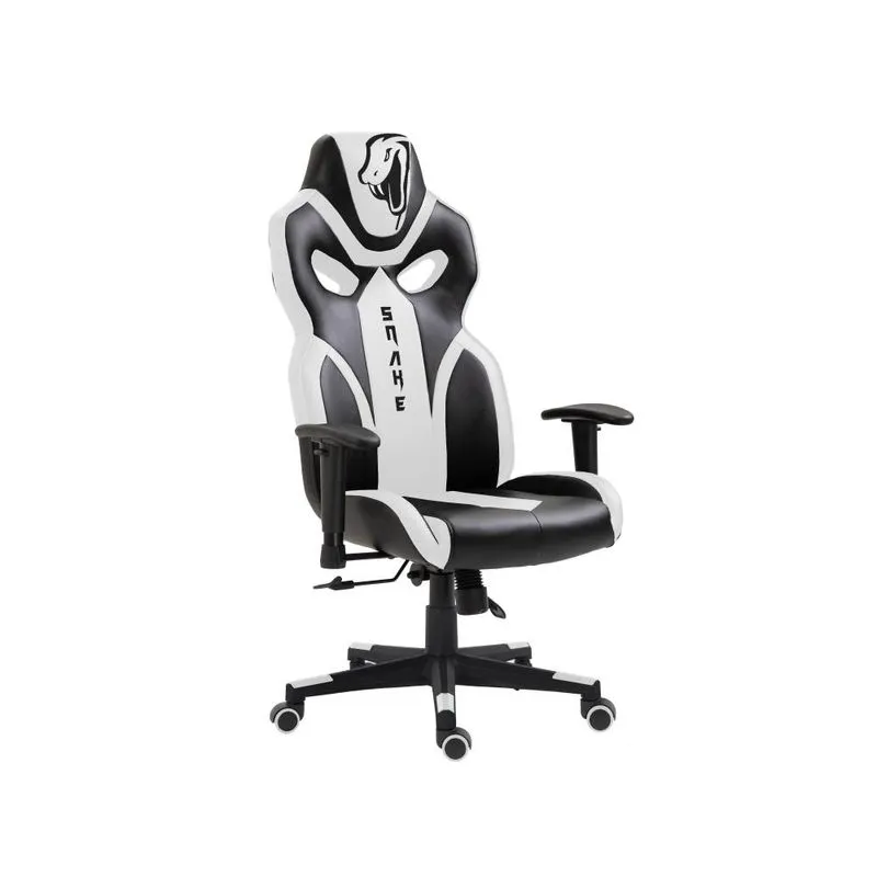 Cadeira Gamer Python Snake Gaming Reclinável 021 - Branca