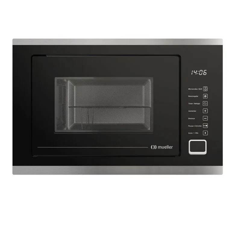 Micro-ondas de Embutir Mueller 25 Litros Preto MMO0225G1 - 220 Volts