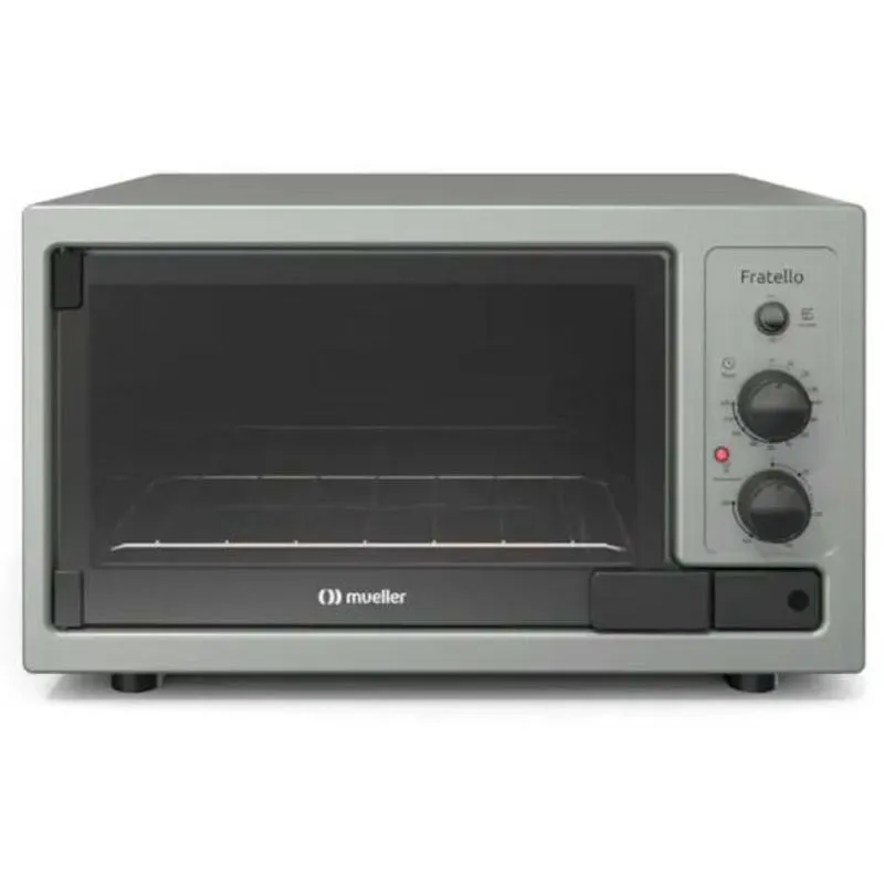 Forno Elétrico de Bancada 44L Timer 127V MUELLER FORNO ELETRICO FRATELLO 44L TIMER MUELLE TITANIO 127V - Mueller
