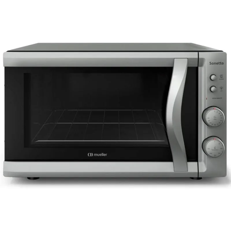 Forno Eletrico Mueller Sonetto 44 Litros Grill Dourador Titanio 220v