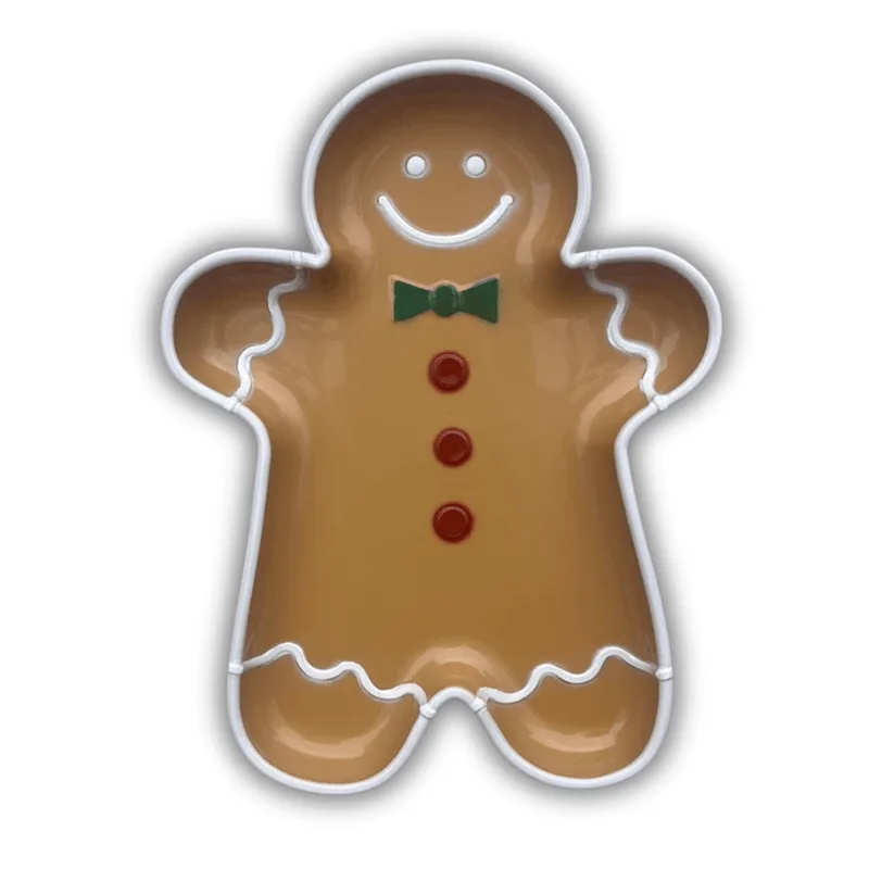 Bandeja Decorativa Biscoito Gingerbread Colorida SÓ BOLEIRAS BANDEJA BISC GINGERBREAD COM P.COLORIDA 89201554 SO BOLEIRAS