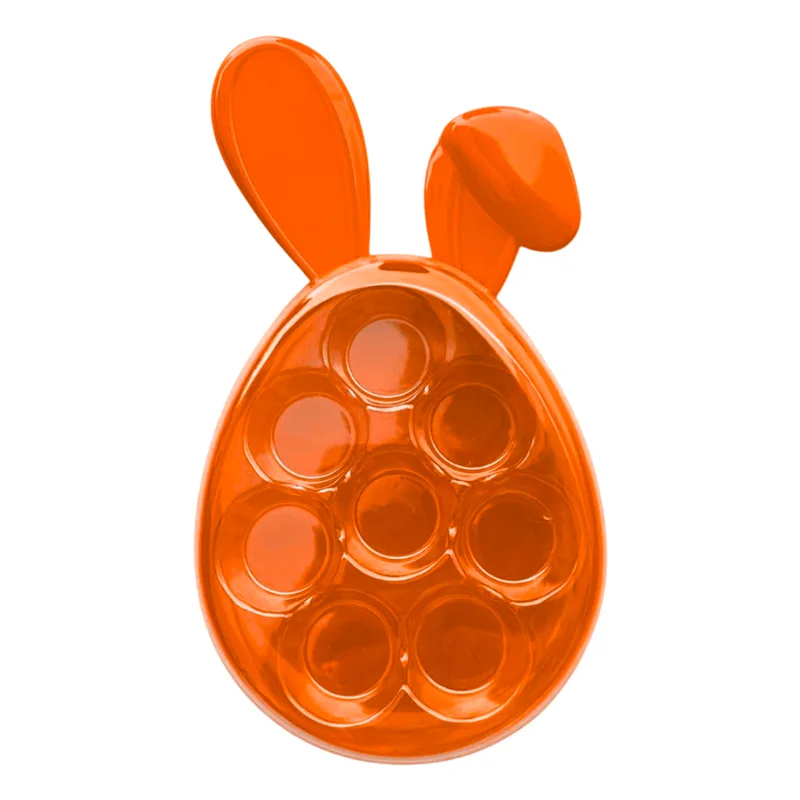 Caixa Acrílica Coelho Páscoa Laranja SÓ BOLEIRAS EMB ACRILICA COELHO PASCOA LARANJA 1022401308 SO BOLEIRAS