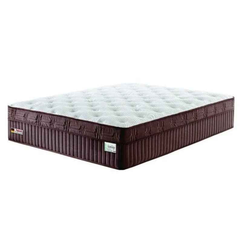 Colchão King Duplo Molejo 40x203x193cm Aconchego Palemax Marrom