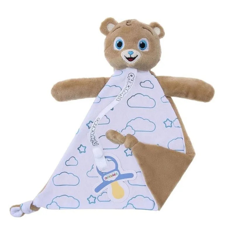 Naninha Com Prendedor Pimpolho Urso Marrom +2 Meses