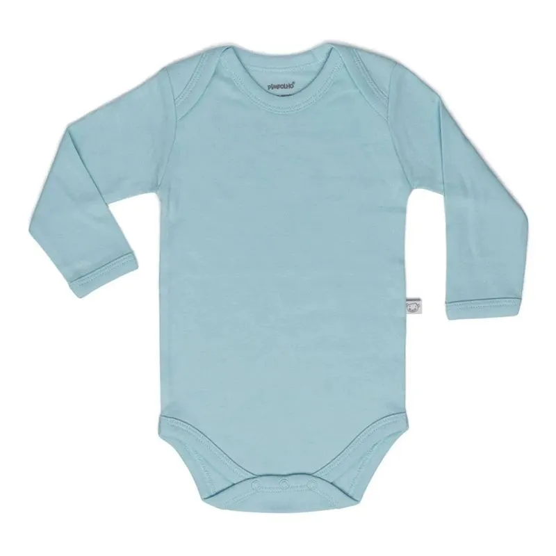 Body Infantil Masculino Pimpolho Manga Longa Cor Azul Tamanho G