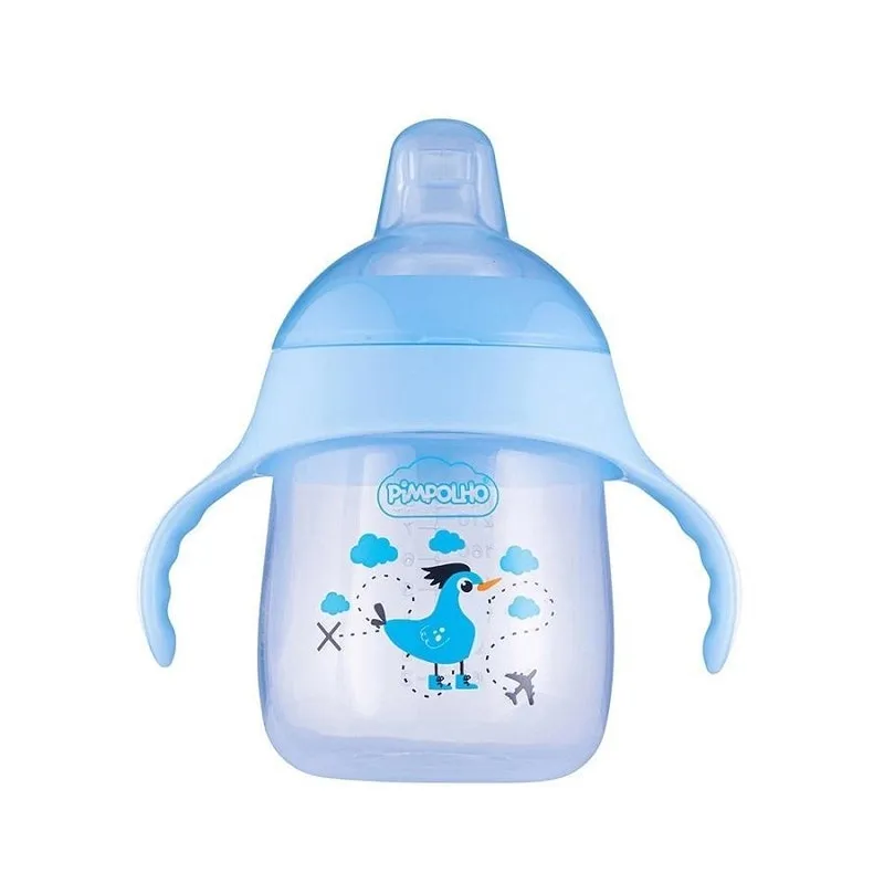 Copo De Treinamento 240 Ml Azul Pássaro Pimpolho 81902