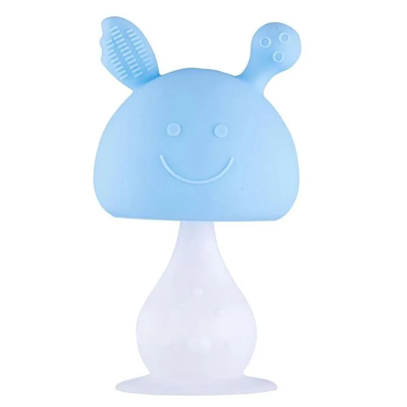 Mordedor Chocalho Com Ventosa Azul Pimpolho 82282