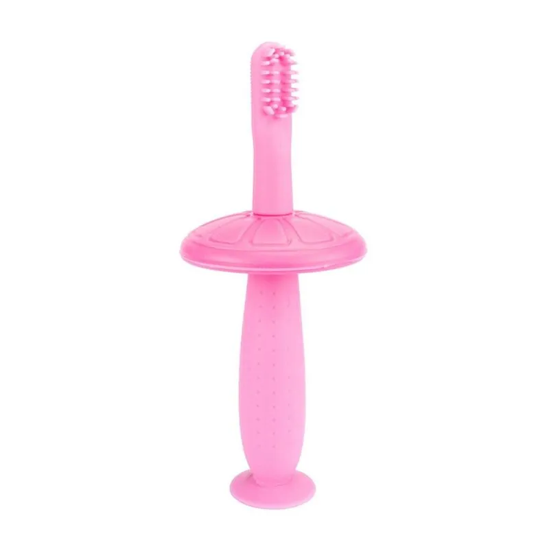 Mordedor Bebe Massageador Gengiva 100%silicone Feminino Rosa
