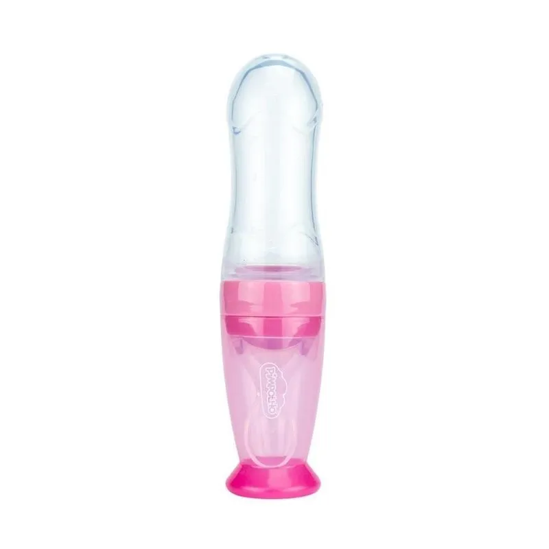 Colher Dosadora Mamadeira Papinha Para Bebê Pimpolho Rosa