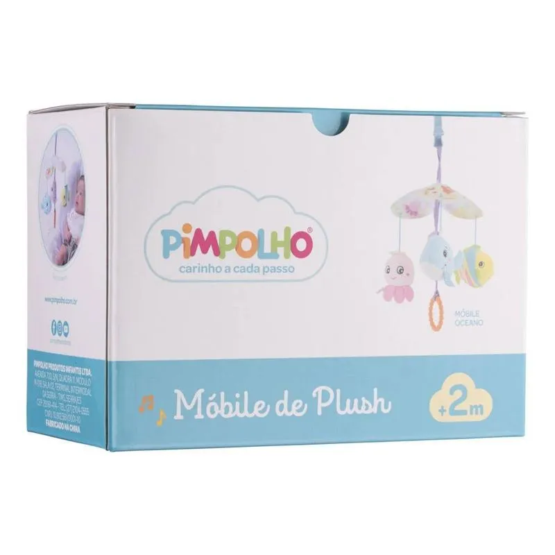 Móbile De Plush Do Mar Carrinho E Bebê Conforto - Pimpolho