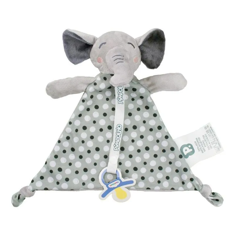 Naninha Elefante Com Prendedor De Chupeta - Pimpolho