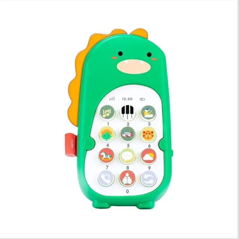Celular Brinquedo Dinossauro Musical Bebê Infantil Criança