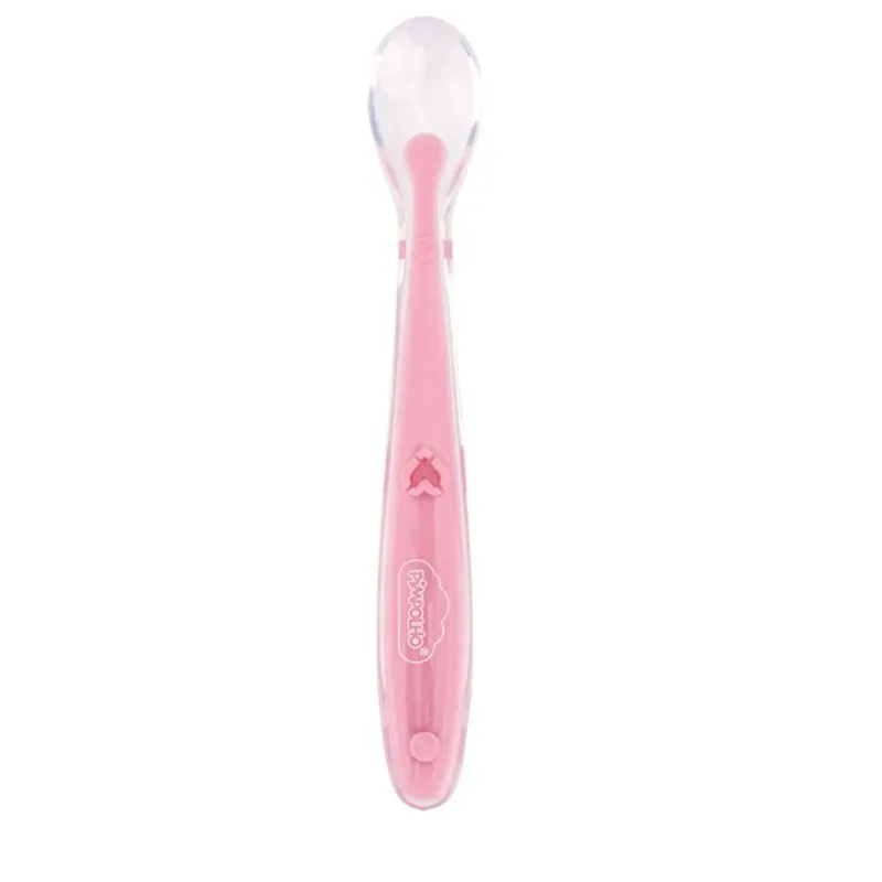 Colher Infantil De Silicone Feminino - Pimpolho