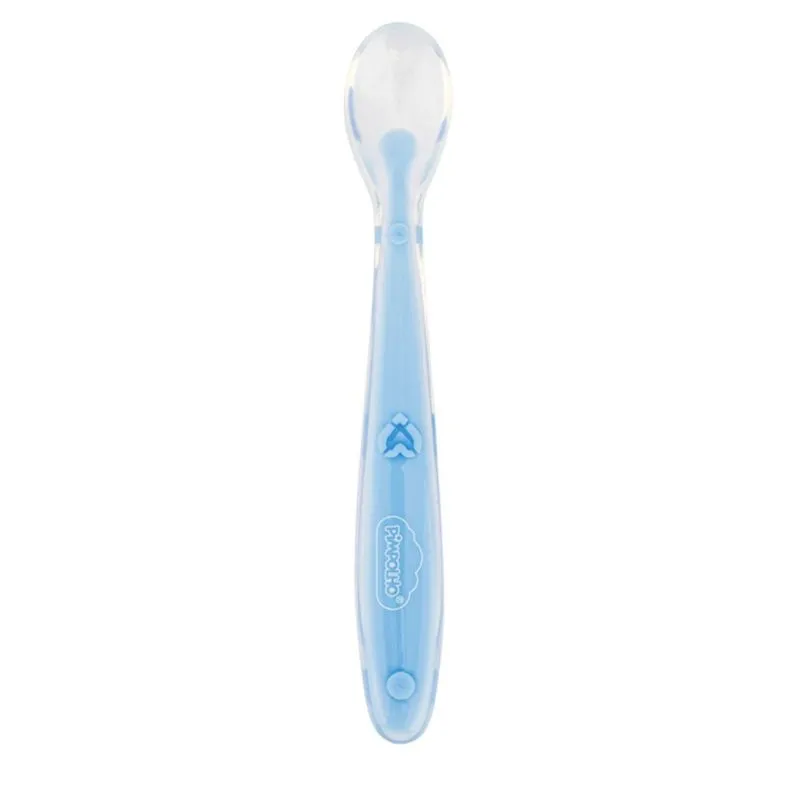 Colher Infantil De Silicone Masculino Pimpolho