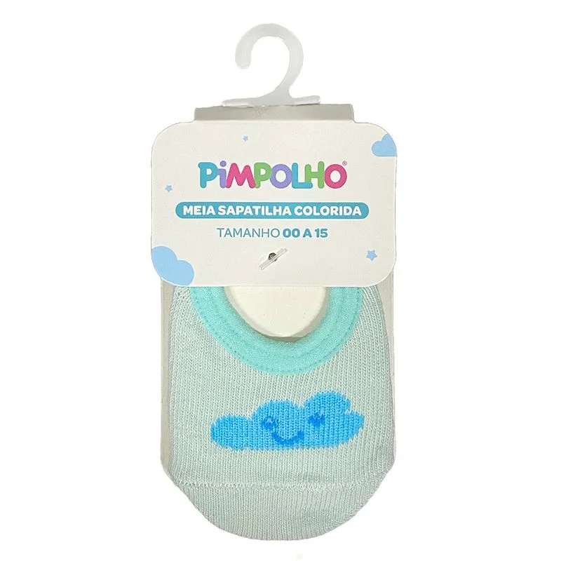 Meia Sapatilha Masculina Ciano 00-15 Nuvem Pimpolho