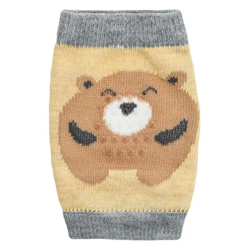 Joelheira Infantil Masculina Bege Urso 6-12 Meses Pimpolho