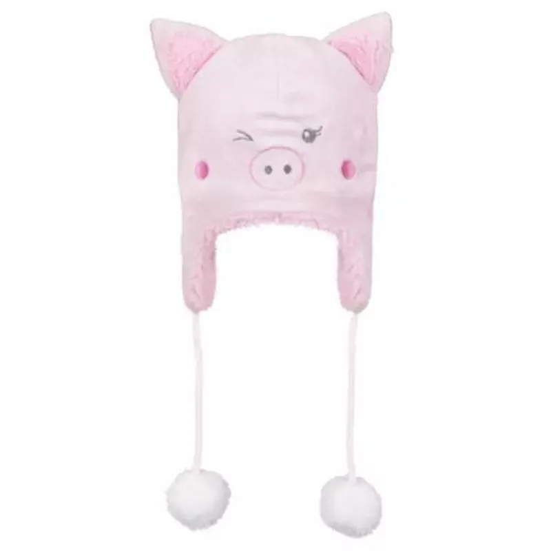 Gorro Lúdico Pimpolho Menina 01-03 Anos - Porquinha Plush