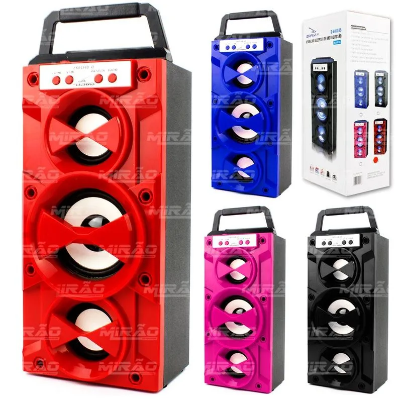 Caixa de som Bluetooth 8w Tf USB - D-BH1085