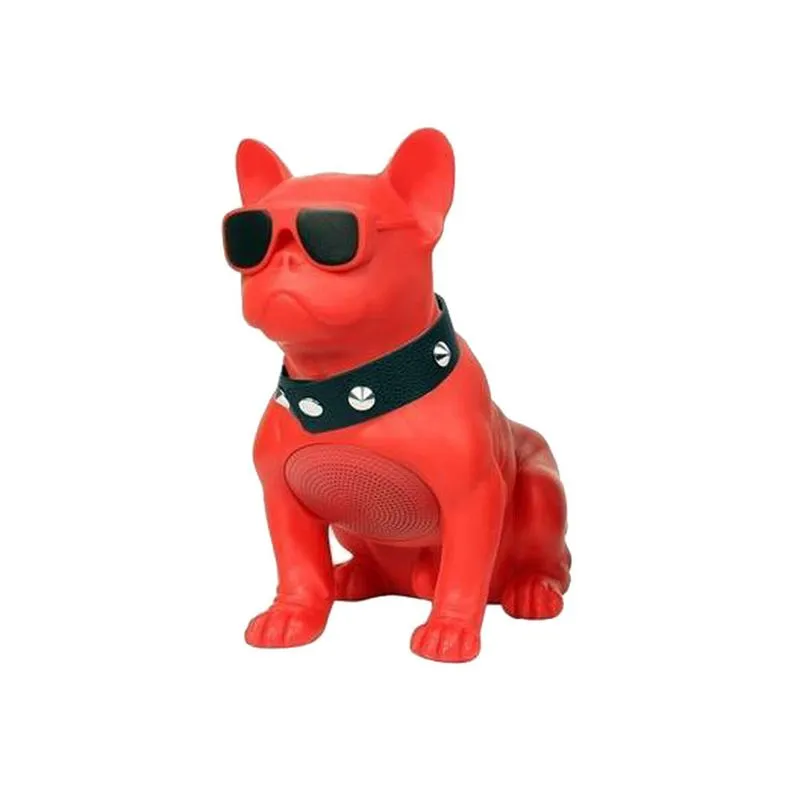 Caixa de Som Bluetooth Bulldog D-q11 Grasep 8W Radio Fm Pen Drive Mp3 Vermelha