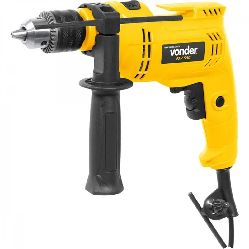 Kit Ferramentas MadeiraMadeira com Furadeira Impacto 1/2' 127V e Broca Aço 1/16' PLUS 386370