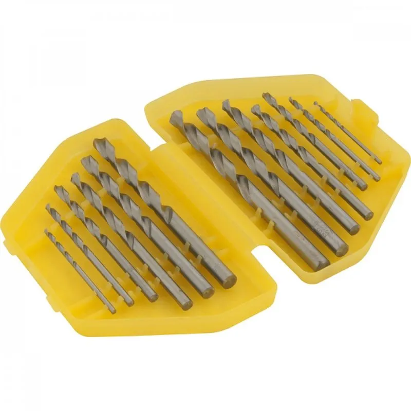 Kit Ferramentas MadeiraMadeira com Furadeira Parafusadeira 127V e Jogo de Brocas de Aço Rápido 1/16' a 1/4' 390012 Amarelo