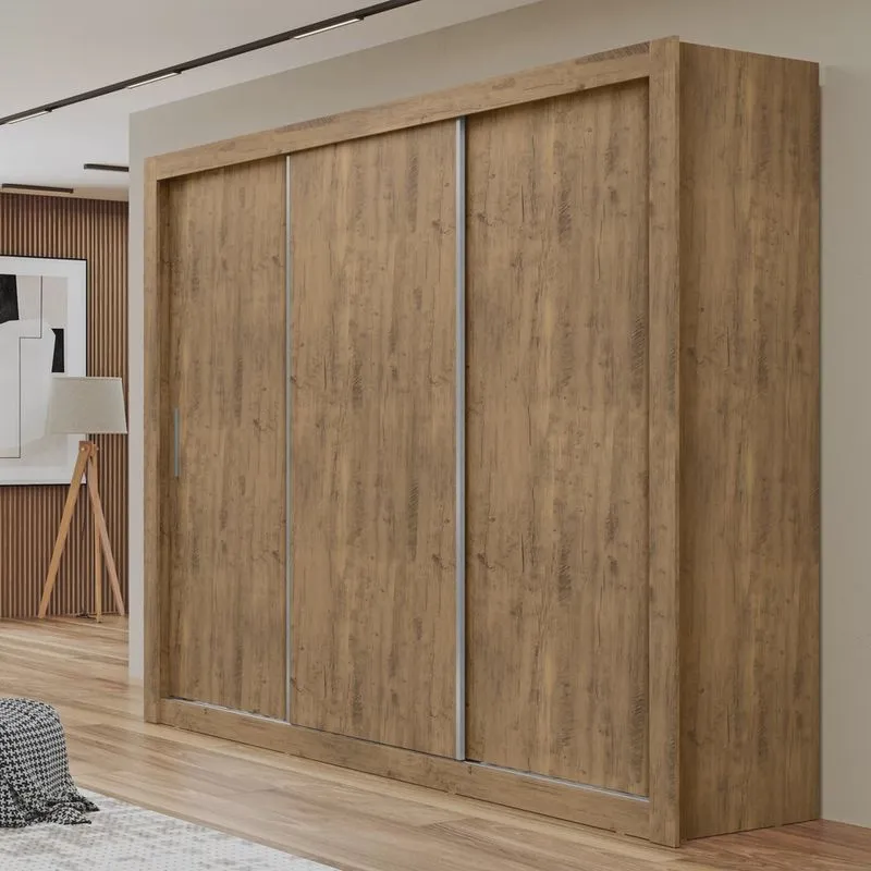 Guarda-Roupa Casal 3 Portas 4 Gavetas 188,5cm Viena Yescasa