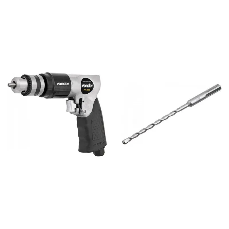 Kit Ferramentas MadeiraMadeira com Furadeira Pneumática BrocaSDS PLUS 60 mm x 150 mm x 210 mm 386063