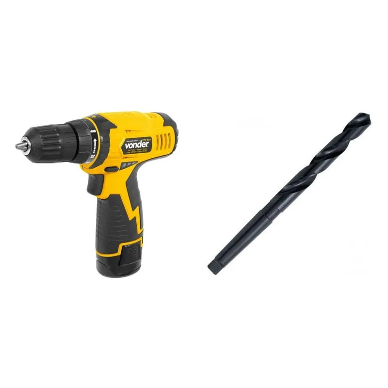 Kit Ferramentas MadeiraMadeira com Parafusadeira/ Furadeira e Broca 160 mm 387949