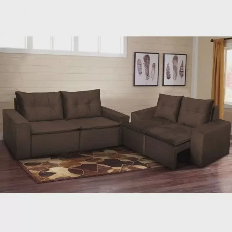 Conjunto de Estofados 3 e 2 Lugares Paraty Montreal