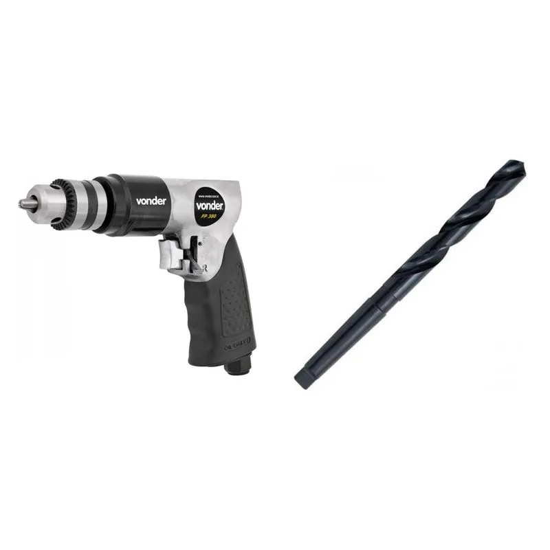 Kit Ferramentas MadeiraMadeira com Furadeira Pneumática Broca Aço 140 mm 387604