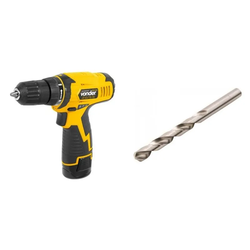 Kit Ferramentas Espresso Móveis com Parafusadeira/ Furadeira e Broca 15/16' 387707