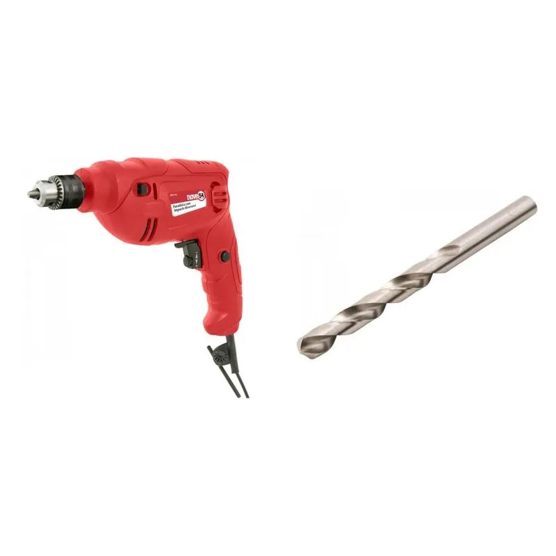 Kit Ferramentas MadeiraMadeira com Furadeira Impacto 3/8' 127V com Jogo de Ferramentas Broca Aço 1/4' 386450