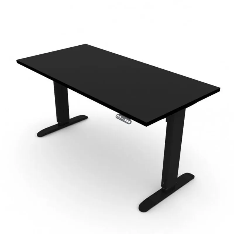 Mesa para Escritório com Regulagem Elétrica de Altura Bivolt Baher Preto