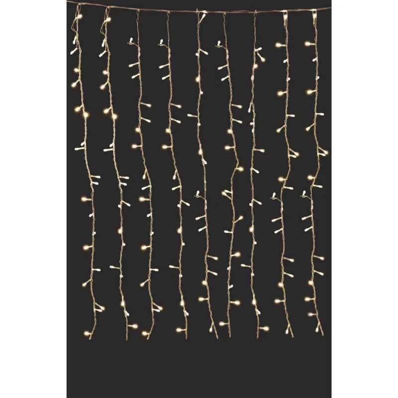 Cortina Led 160 Lâmpadas Branco 1.5X.1.5M 127V