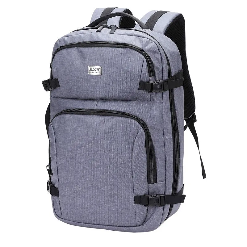Mochila Executiva Notebook Grande Azx Cinza Bpa01505