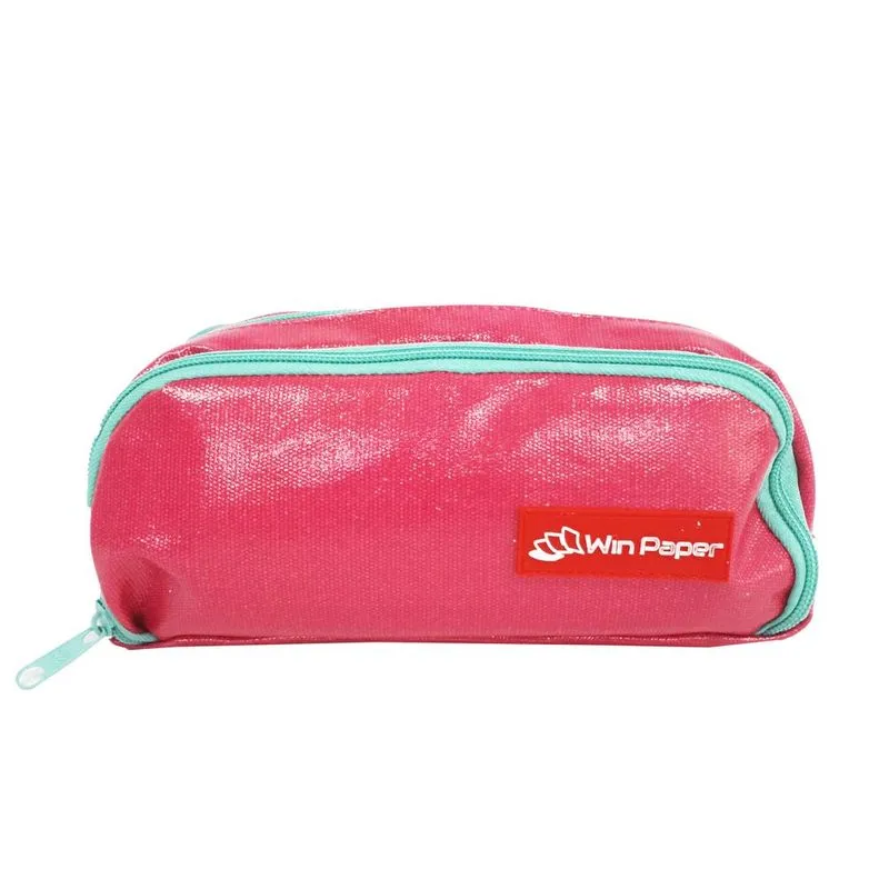 Estojo Escolar Triplo WinPaper Rosa