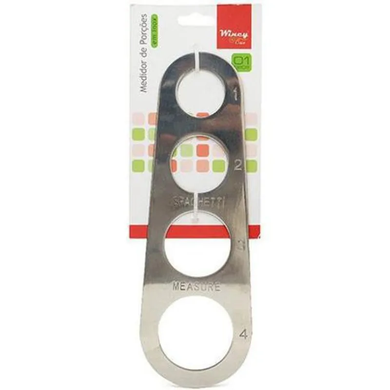 Medidor Dosador Inox Porções Espaguete Macarrão Massa Pasta