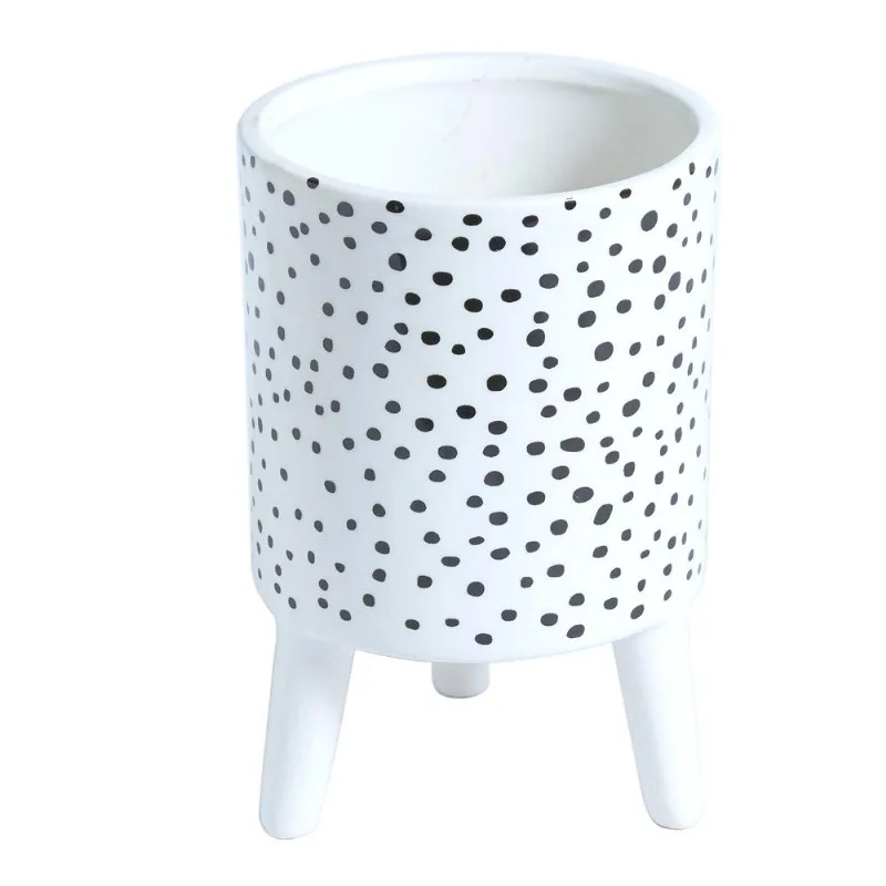 Cachepot de Cerâmica 10cm Mai Home 1052 Poá