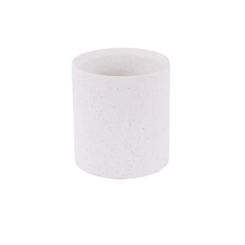 Cachepot Ceramica Areia Branco