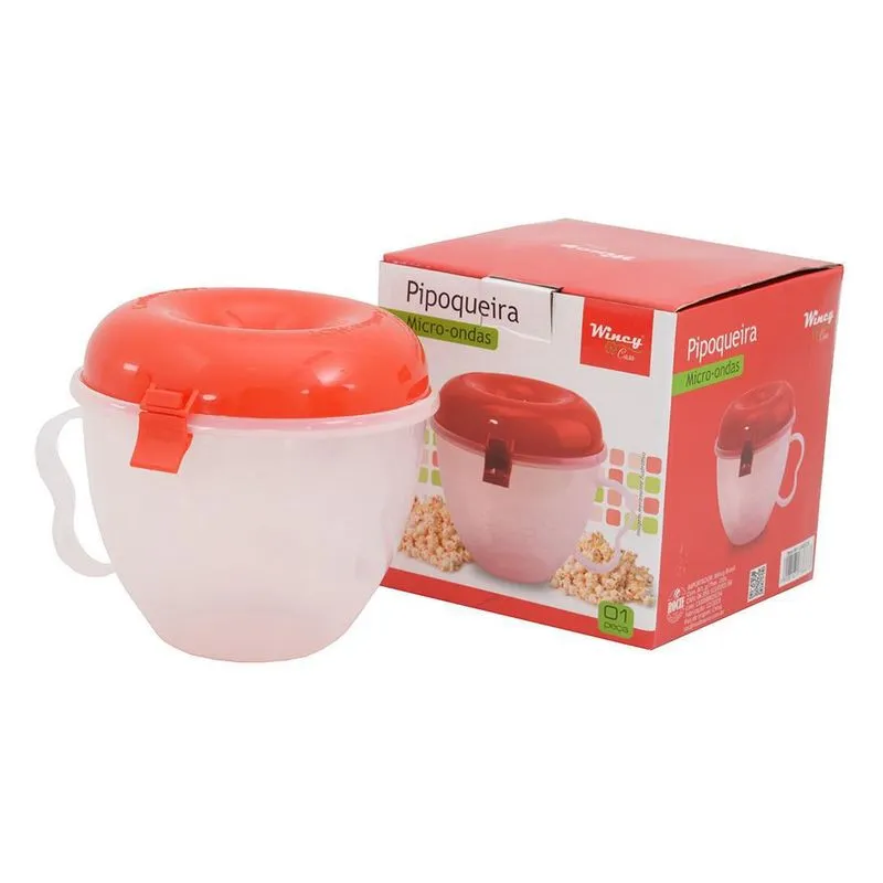 Pipoqueira Para Microondas De Plastico Com Alça