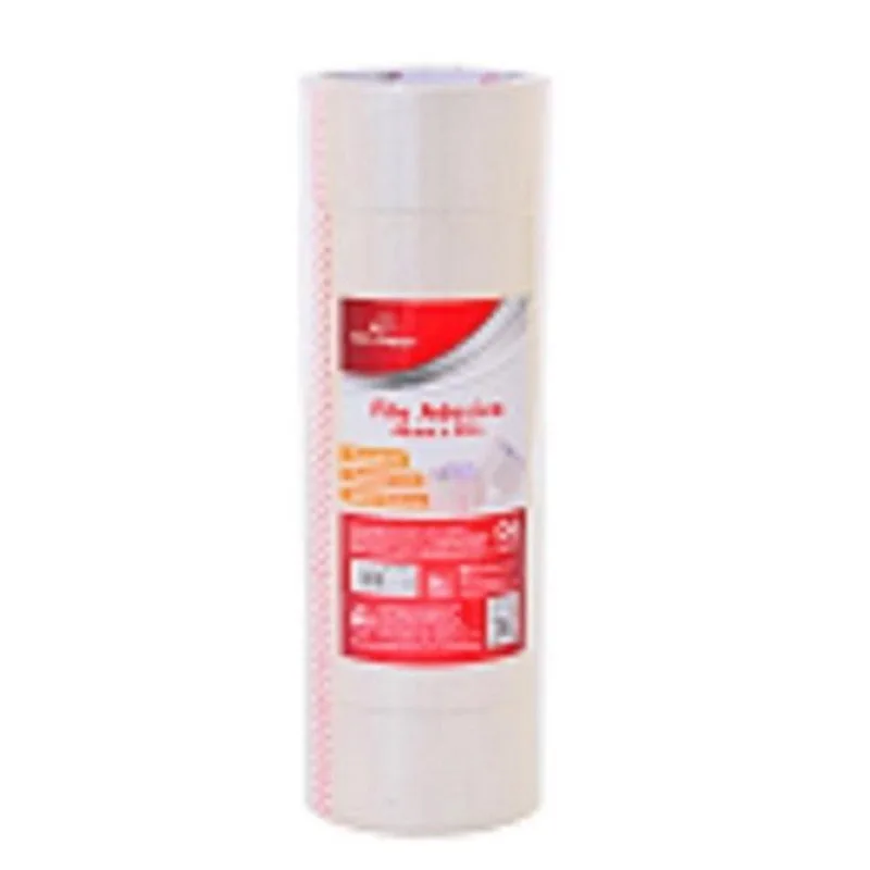 Kit Fita Adesiva Transparente Com 6 Peças 48Mmx39M