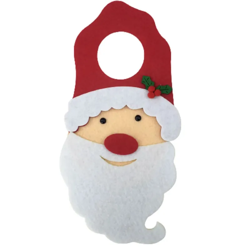 Enfeite Papai Noel Porta Maçaneta NTD10010 - Rio de Ouro