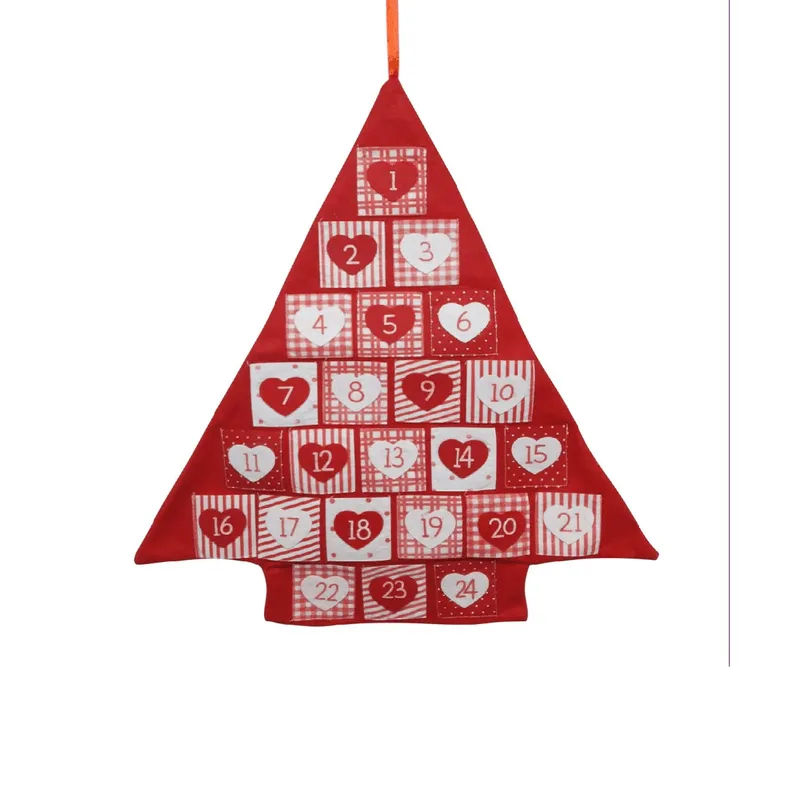 CALENDARIO ARVORE EM FELTRO C/ BOLSO(NTD10016)