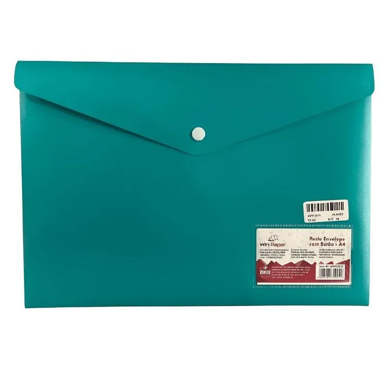 Pasto De Arquivos Documentos Escritório Com Botão 23x23cm