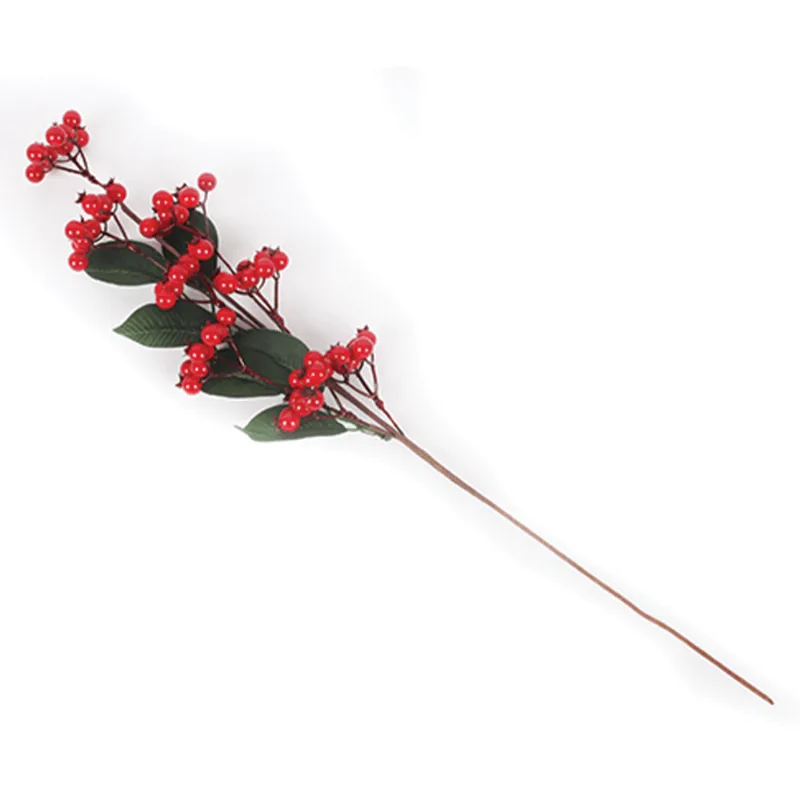 Enfeite de Natal Galho de Frutos Vermelho Pequeno - Wincy