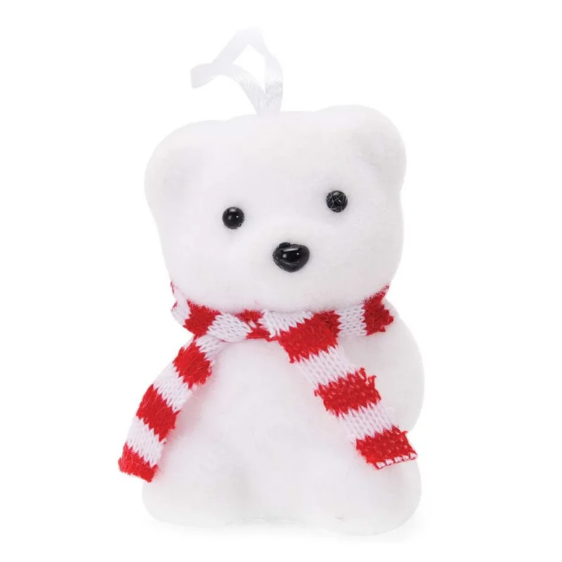 Urso C/ Cachecol 10x6cm em Isopor Fartex