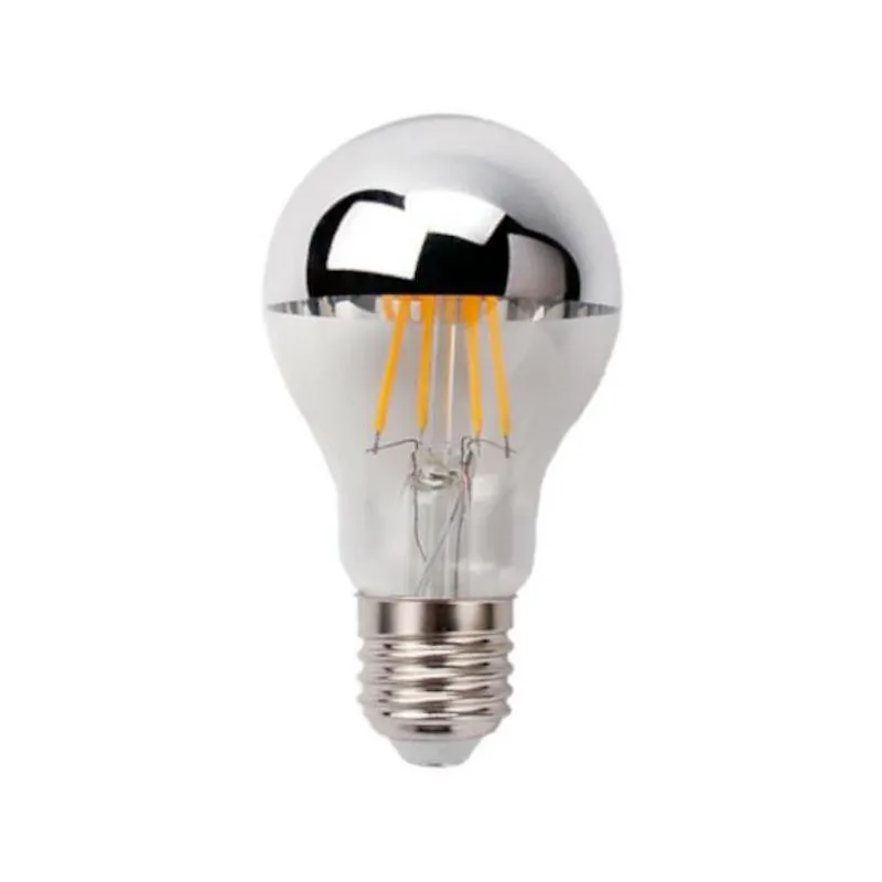 Lâmpada Led Bulbo Cromada Filamento Defletora 4W Bivolt LUMINATTI LAMPADA LED FILAMENTO DEFLETORA 4W LUMIN CROMADO BIVOLT