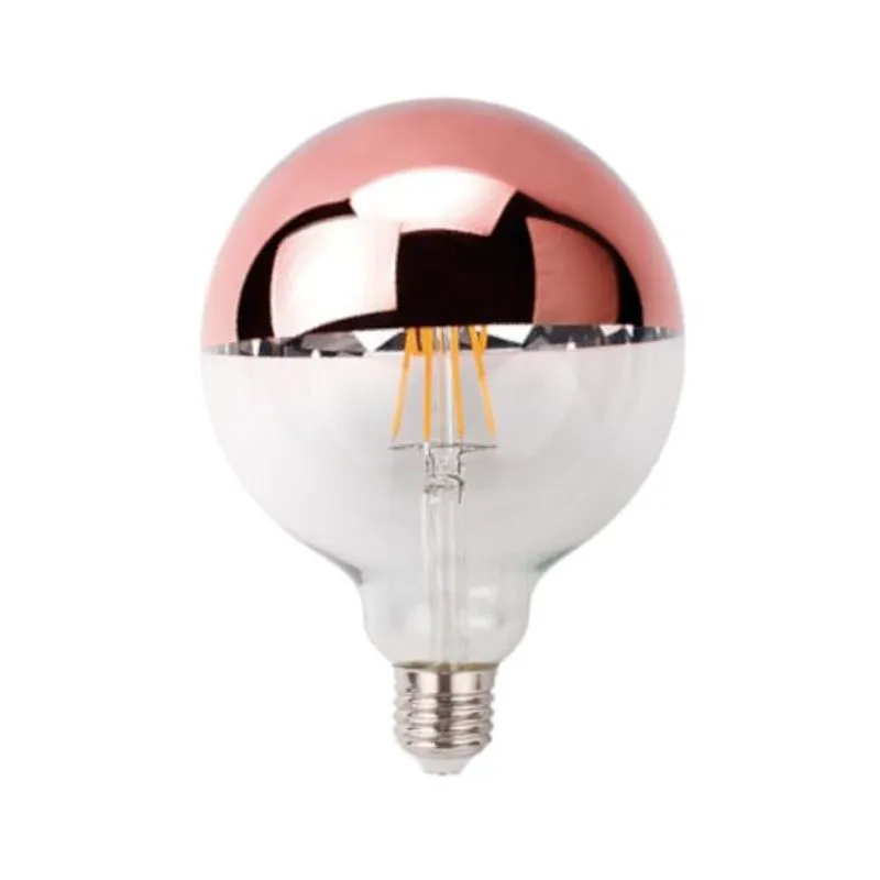 Lâmpada Led Balloon Rose Filamento Defletora 4W Bivolt LUMINATTI LAMPADA LED BOLINHA DEFLETORA 4W LUMIN ROSE BIVOLT